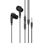 Наушники HOCO M101 Pro, внутриканальные, с микрофоном, чёрные