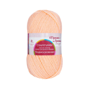 Подмосковная  (50% шерсть + 50% акрил) 100гр. 250м. №0018 персик