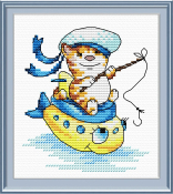 Набор для вышивания Жар-Птица "Морячок" М-045 (15*10см)