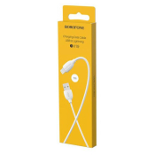 Кабель BOROFONE BX19 Lightning, 1,0м, белый