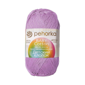 Детский хлопок (100% мерсеризованный хлопок) 100гр. 330м №178 св.сиреневый