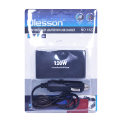 Разветвитель в авто Olesson 1522, 2 гнезда + 1 USB, чёрный