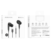 Наушники BOROFONE BM80 Pro, внутриканальные, с микрофоном, черные