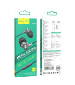 Наушники HOCO M98, внутриканальные, с микрофоном, чёрно-серые