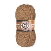 Merino Gold 200 (49% шерсть меринос + 51% акрил) 100гр. 200м. №099 Темно бежевый