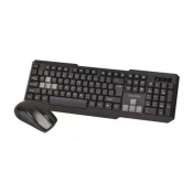 Клавиатура+мышь SMARTBUY SBC-230346AG-KG, USB, беспроводная, мультимедийная, чёрно-серая