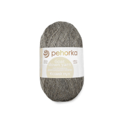 Козий пух (60% козий пух + 40% шерсть) 50гр. 400м №371 натуральный серый