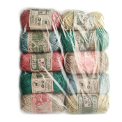 Золотое волокно (100% джут) 50гр. 50м. Калейдоскоп цветов