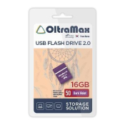 Флеш-карта OLTRAMAX 16GB 50, Mini, USB 2.0, фиолетовая
