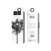 Кабель HOCO X14 Lightning, 2,0м, текстильный, чёрный