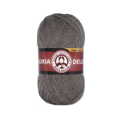 Deluxia (25% шерсть + 75% акрил) 100гр. 270м. №014 Серо-коричневый
