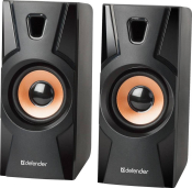 Колонки DEFENDER Aurora S8, 2x4W, USB, Bass, чёрные