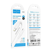 Кабель HOCO X120 Type-C - Lightning, 1,0м, белый