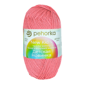 Детская новинка (100% объёмный акрил) 50гр. 200м №324 светлая азалия