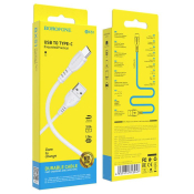 Кабель BOROFONE BX51 Type-C, 1,0м, белый