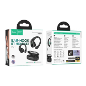 Наушники HOCO EQ29 TWS Bluetooth 5.4, беспроводные, внутриканальные, дисплей, спортивные, черные