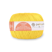 Цветное кружево (100% мерсеризованный хлопок) 50гр. 475м №053 св.жёлтый