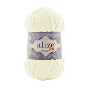 Velluto (100% микрополиэстер) 100г. 68м. №062 светло-молочный