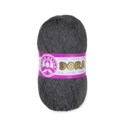 Dora (100% акрил) 100гр. 240м. №009 Темно серый