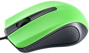 Мышь PERFEO PF-3442-OP-GN Rainbow, USB, 1000dpi, чёрно-зелёная