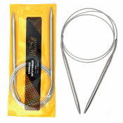 Спицы для вязания круговые на тросике Maxwell D=6,0мм, 120см, металл
