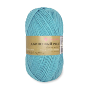 Джинсовый ряд (50% шерсть + 50% акрил) 100гр. 250м №1124 голубой меланж