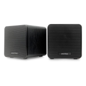 Колонки SMARTBUY SBA-4650 Cubes 2x3W, USB, дерево, чёрные