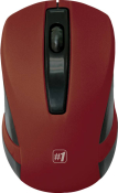 Мышь DEFENDER Accura MM-605, беспроводная, USB, 1200dpi, красная