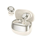Наушники HOCO EW200 TWS Bluetooth 5.4, беспроводные, внутриканальные, дисплей, для сна, белые