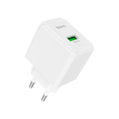 Адаптер HOCO CS12A USB, 3,0A, 18W, QC3.0, белый