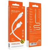 Кабель BOROFONE BX51 Lightning, 1,0м, белый