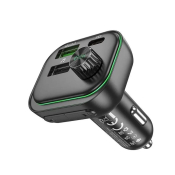 Автомобильный FM-модулятор Borofone BC54, Bluetooth, 2 USB, Type-C, 18W+PD20W, QC3.0, черный