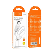 Кабель HOCO X114 Type-C, 1,0м, 3,0A, белый