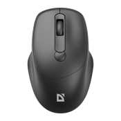 Мышь DEFENDER Feam MM-296, беспроводная, USB, 1600dpi, бесшумная, чёрная