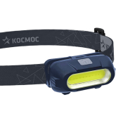 Фонарь Космос KOC514Lit налобный, COB 3W, 180lm, Li-ion 18650 800mAh, IP54