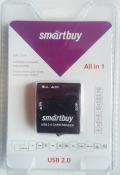 КартРидер SMARTBUY SBR-713-K, универсальный, чёрный