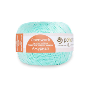 Ажурная (100% мерсеризованный хлопок) 50гр. 280м №411 мята