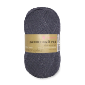 Джинсовый ряд (50% шерсть + 50% акрил) 100гр. 250м  №826 т.серый меланж