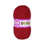 Dora (100% акрил) 100гр. 240м. №034 Темно красный