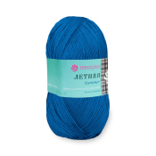 Летняя (100% мерсеризованный хлопок) 100гр. 330м №026 василёк