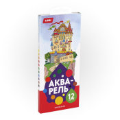 Ал-002 Акварель, 12 цветов, без кисти