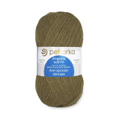 Ангорская тёплая (40% шерсть + 60% акрил) 100гр. 480м №478 защитный