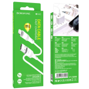 Кабель BOROFONE BX43 Lightning, 1,0м, белый