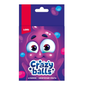 Оп-100 Химические опыты Crazy Balls "Розовый, голубой и фиолетовый шарики"