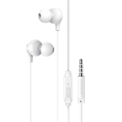 Наушники BOROFONE BM59, внутриканальные, с микрофоном, белые