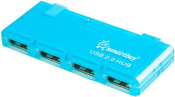 USB Разветвитель SMARTBUY SBHA-6110-B, 4 порта, USB 2.0, синий