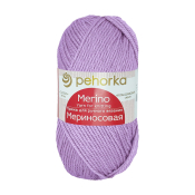 Мериносовая  (50% меринос+50% акрил) 100гр. 200м №389 св.фиалка