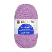 Удачная (50% шерсть + 50% акрил) 100гр. 250м №389 Св.фиалка