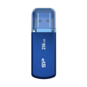 Флеш-карта SILICON POWER  256GB Helios 202, USB 3.2, голубая