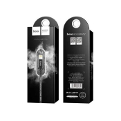Кабель HOCO X14 Lightning, 1,0м, текстильный, чёрный